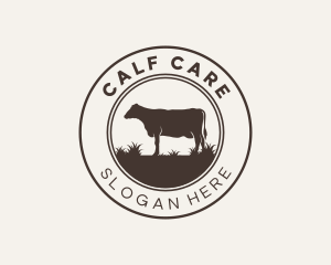 Grass Cow Farm logo design