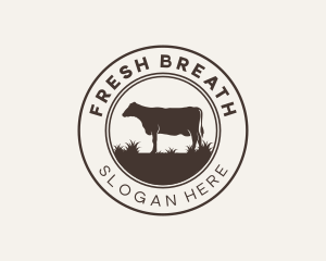 Grass Cow Farm logo design