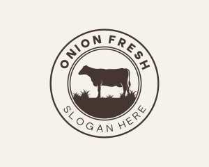 Grass Cow Farm logo design