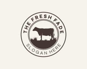 Grass Cow Farm logo design