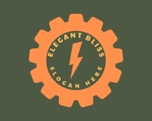 Orange Gear Lightning Logo