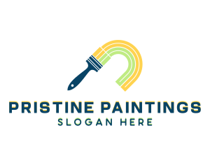 Handyman Paint Renovation logo design