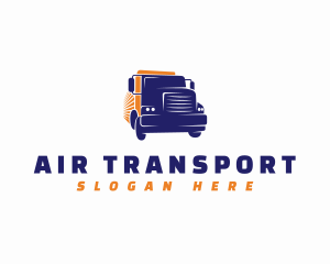 Logistics Express Truck logo design