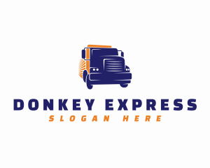 Logistics Express Truck logo design