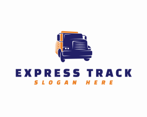 Logistics Express Truck logo design