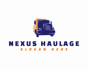 Logistics Express Truck logo design