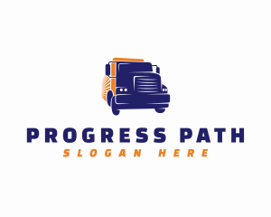 Logistics Express Truck logo design