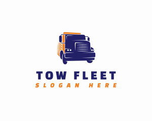 Logistics Express Truck logo design