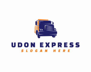 Logistics Express Truck logo design