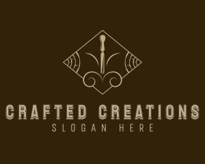 Woodcraft Wood Chisel logo design