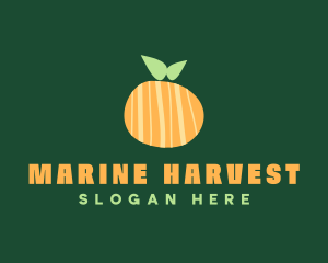 Orange Citrus Fruit Logo