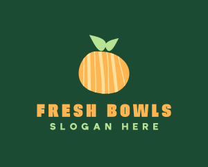 Orange Citrus Fruit logo design