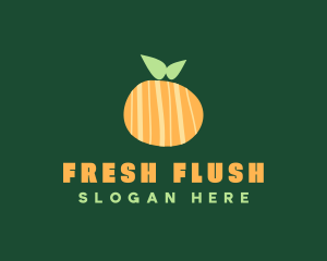 Orange Citrus Fruit logo design