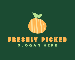 Orange Citrus Fruit logo design