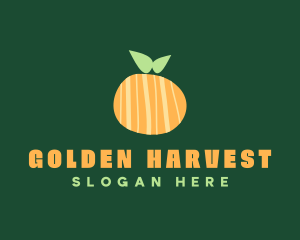 Orange Citrus Fruit logo design