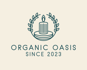 Organic Scented Candle  logo design