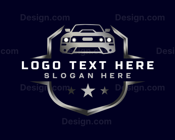 Detailing Car Vehicle Logo