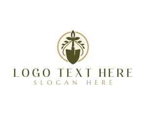 Floral Garden Shovel logo