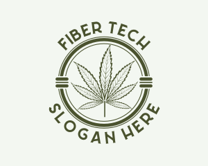 Herbal Cannabis Leaf Logo