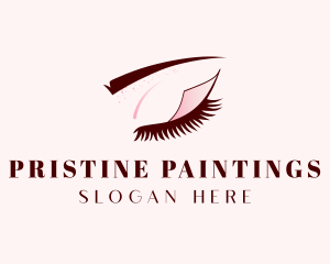 Beauty Eyelash Perm Salon Logo