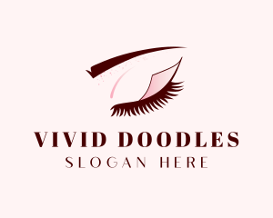 Beauty Eyelash Perm Salon logo design