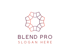 Gradient Tile Pattern logo design