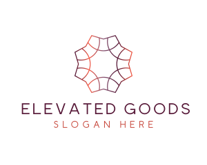 Gradient Tile Pattern logo design