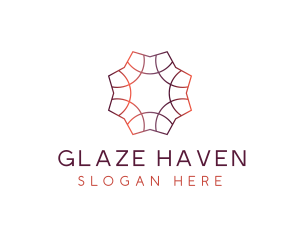 Gradient Tile Pattern logo design