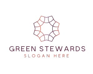 Gradient Tile Pattern logo design