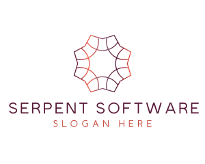 Gradient Tile Pattern logo design