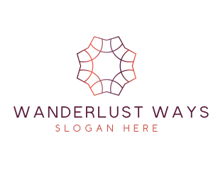 Gradient Tile Pattern logo design