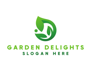 Botanical Leaf Garden logo design