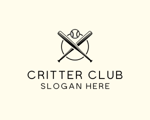 Baseball Bat Club logo design