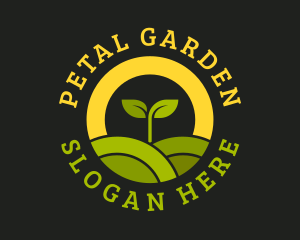 Leaf Sprout Farm logo design