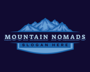 Iceberg Mountain Range logo design