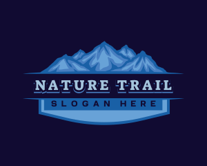 Iceberg Mountain Range logo design