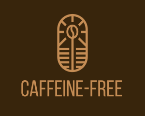 Coffee Bean Caffeine logo design