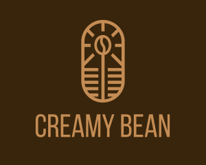 Coffee Bean Caffeine logo design