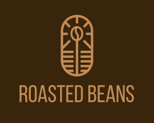 Coffee Bean Caffeine logo design