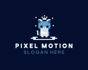 Pixel Cat logo design