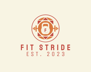 Kettlebell Fitness Gym logo design