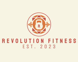 Kettlebell Fitness Gym logo design