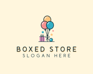 Party Balloon Box logo design