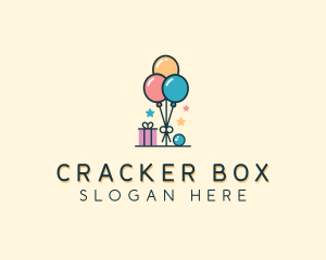 Party Balloon Box logo design