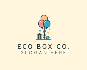 Party Balloon Box logo design