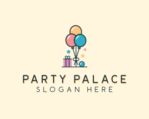 Party Balloon Box logo design