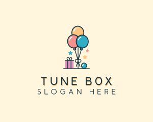 Party Balloon Box logo design