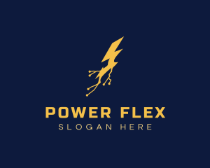 Electric Power Lightning logo design