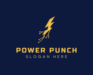 Electric Power Lightning logo design