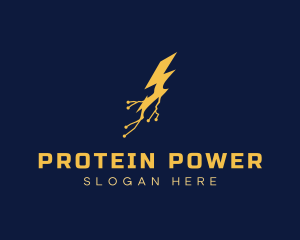 Electric Power Lightning logo design